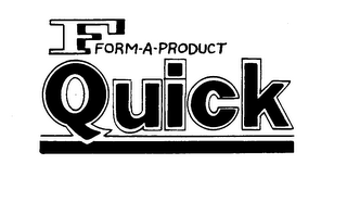FORM-A-PRODUCT QUICK logo