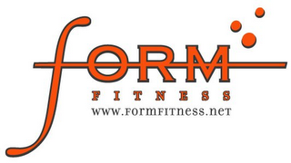 FORM FITNESS WWW.FORMFITNESS.NET logo