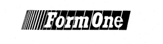 FORM ONE logo