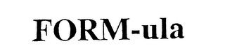 FORM-ULA logo