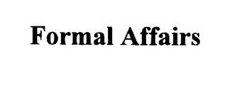 FORMAL AFFAIRS logo