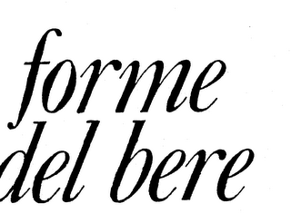 FORME DEL BERE logo