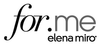 FOR.ME ELENA MIRO' logo