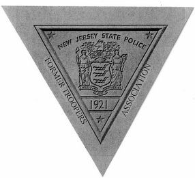 FORMER TROOPERS ASSOCIATION NEW JERSEY STATE POLICE 1921 LIBERTY PROSPERITY 1776 logo