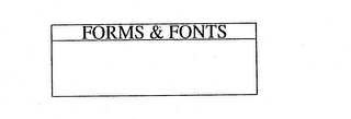 FORMS & FONTS logo