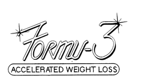 FORMU-3 ACCELERATED WEIGHT LOSS logo