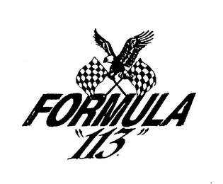 FORMULA "113" logo