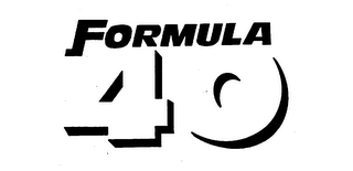 FORMULA 40 logo