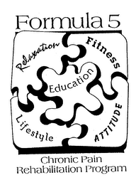 FORMULA 5 CHRONIC PAIN REHABILITATION PROGRAM RELAXATION FITNESS EDUCATION LIFESTYLE ATTITUDE logo