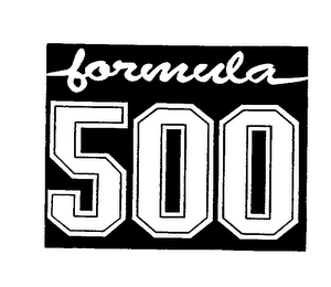 FORMULA 500 logo