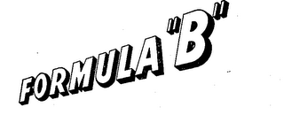 FORMULA "B " logo