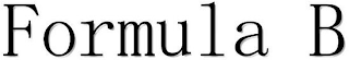 FORMULA B logo