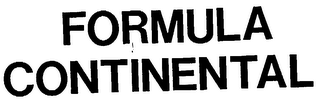 FORMULA CONTINENTAL logo