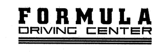 FORMULA DRIVING CENTER logo