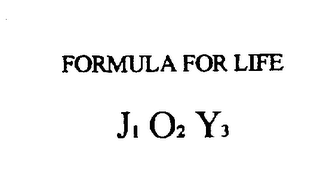 FORMULA FOR LIFE J1 02 Y3 logo