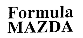 FORMULA MAZDA