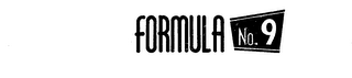FORMULA NO. 9 logo