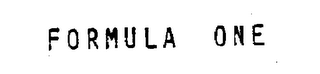 FORMULA ONE logo