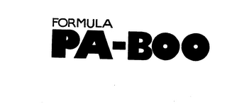 FORMULA PA-BOO logo