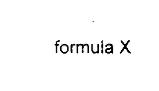 FORMULA X logo