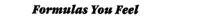 FORMULAS YOU FEEL logo