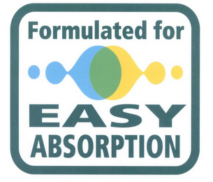 FORMULATED FOR EASY ABSORPTION logo