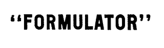 "FORMULATOR" logo