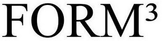 FORM³ logo