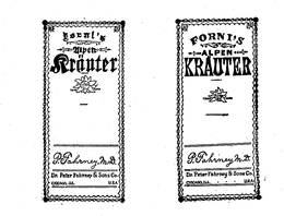 FORNI'S ALPEN KRAUTER logo