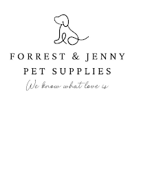 FORREST & JENNY PET SUPPLIES WE KNOW WHAT LOVE IS logo
