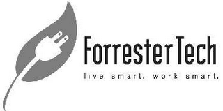 FORRESTER TECH LIVE SMART.  WORK SMART. logo
