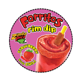 FORRITOS RIM DIP ZUMBA PICA STRAWBERRY WITH CHILI logo
