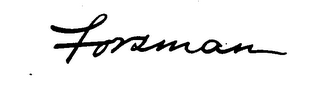 FORSMAN logo