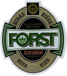 FORST KRONEN SPECIALE SPEZIALBIER BRAUEREI BIRRA BIÈRE BEER BIER logo
