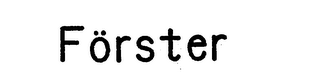 FORSTER logo