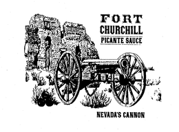 FORT CHURCHILL PICANTE SAUCE NEVADA'S CANNON logo
