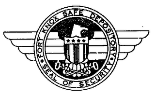 FORT KNOX SAFE DEPOSITORY SEAL OF SECURITY logo