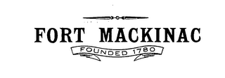 FORT MACKINAC FOUNDED 1780 logo