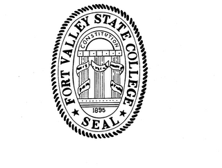 FORT VALLEY STATE COLLEGE SEAL CONSTITUTION 1895 logo