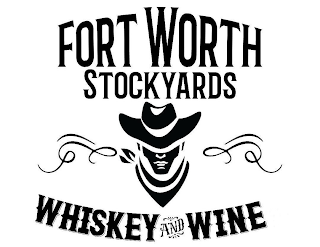 FORT WORTH STOCKYARDS WHISKEY AND WINE logo