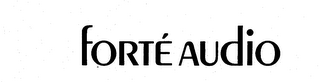 FORTE' AUDIO logo