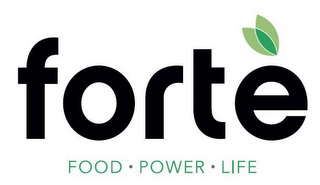 FORTE FOOD · POWER · LIFE logo