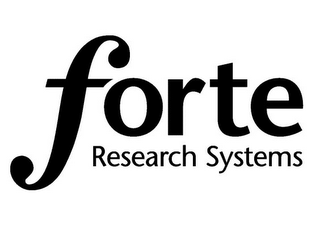 FORTE RESEARCH SYSTEMS logo