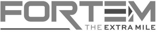 FORTEM THE EXTRA MILE logo