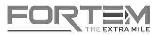 FORTEM THE EXTRA MILE logo