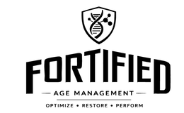 FORTIFIED AGE MANAGEMENT OPTIMIZE RESTORE PERFORM logo