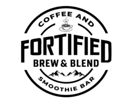 FORTIFIED BREW & BLEND COFFEE AND SMOOTHIE BAR logo