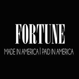 FORTUNE MADE IN AMERICA | PAID IN AMERICA logo
