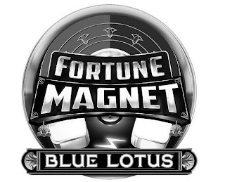 FORTUNE MAGNET BLUE LOTUS logo