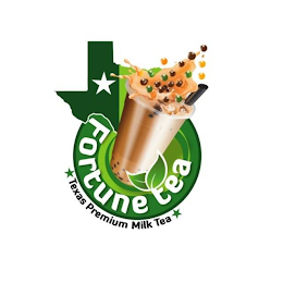 FORTUNE TEA TEXAS PREMIUM MILK TEA logo